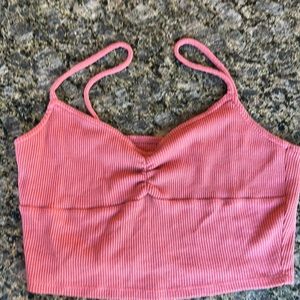 PacSun LA Heart-Cinched front cami tank top, size medium